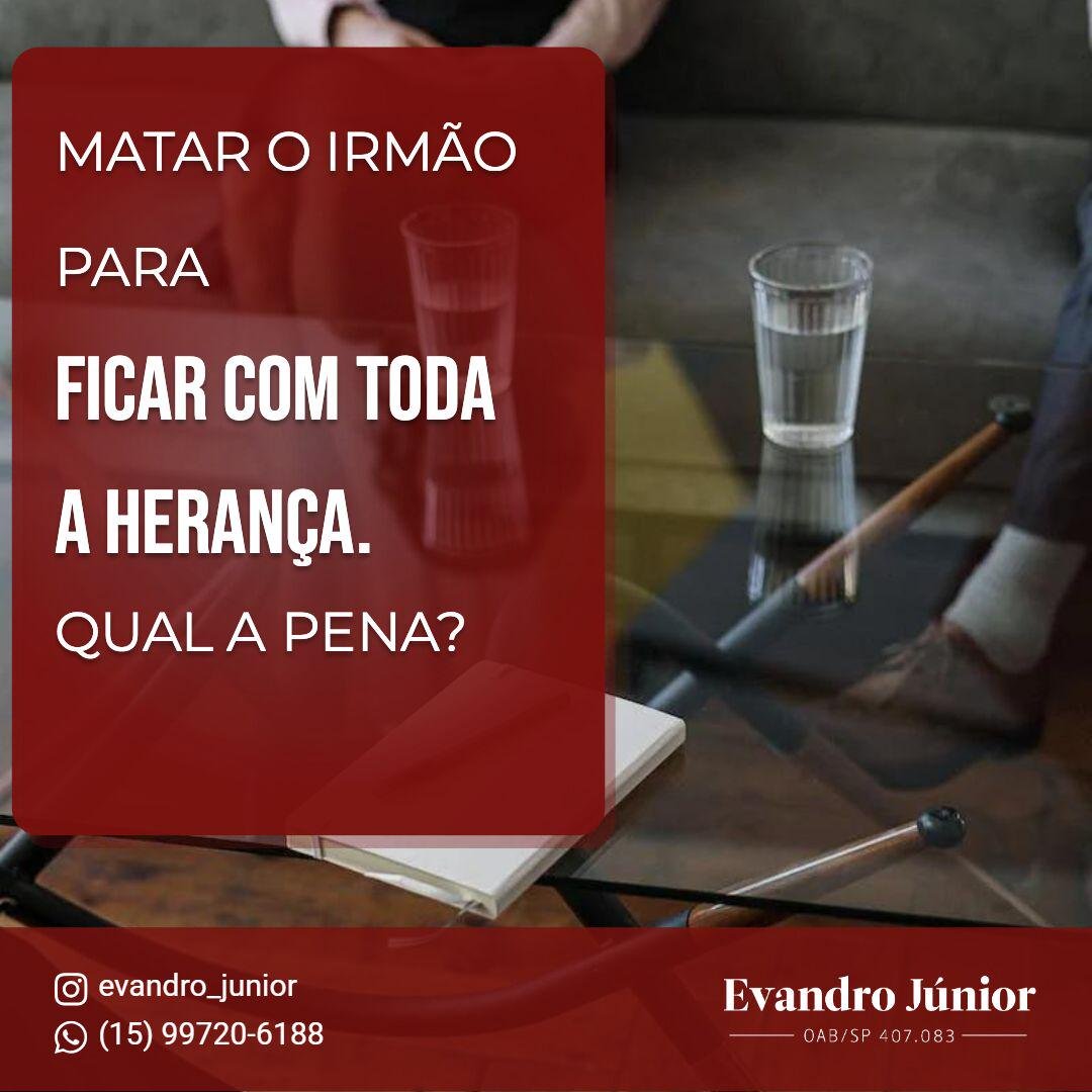 Ilustração sobre homicídio por herança e a pena prevista no Código Penal