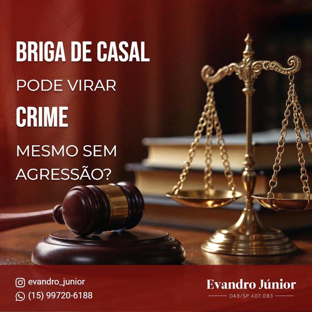 Imagem sobre violência psicológica em briga de casal e responsabilização pela Lei Maria da Penha