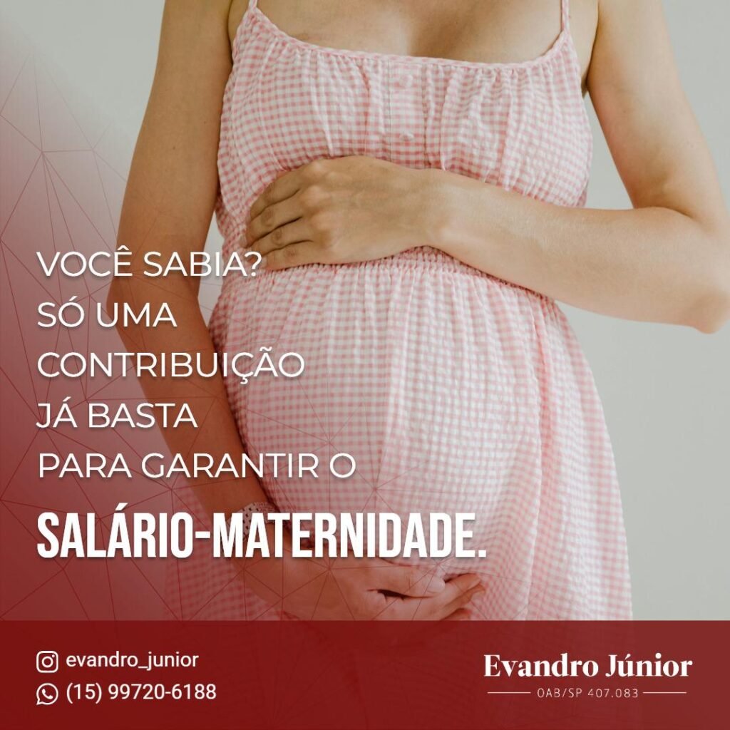 Salário maternidade com uma contribuição: quem tem direito e como funciona