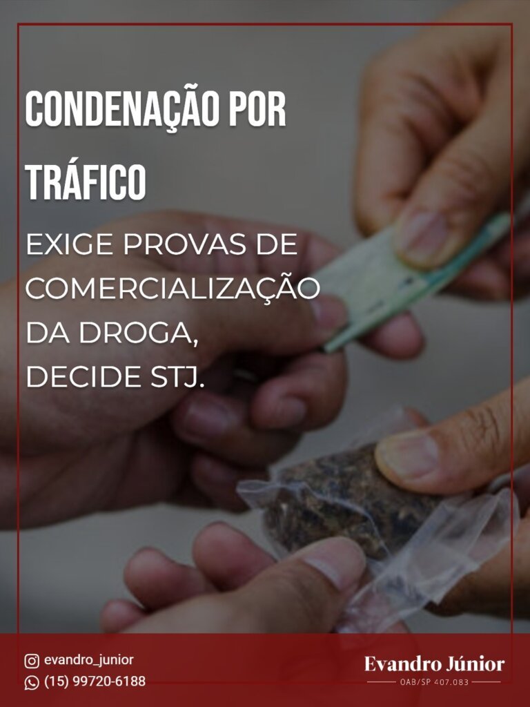 Tráfico de Drogas: STJ Decide Que Condenação Exige Provas de Comercialização